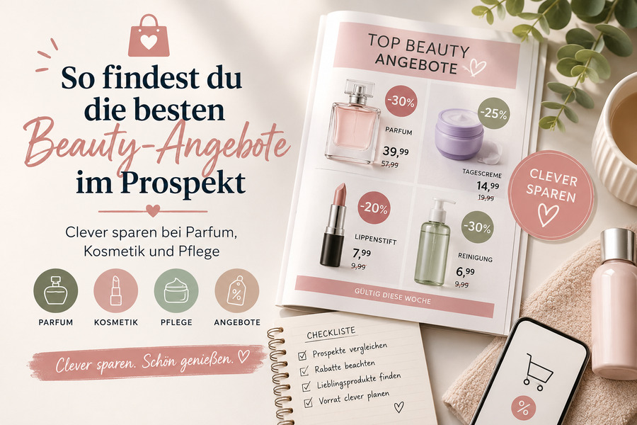 So findest du die besten Beauty-Angebote im Prospekt – Clever sparen bei Parfum, Kosmetik und Pflege